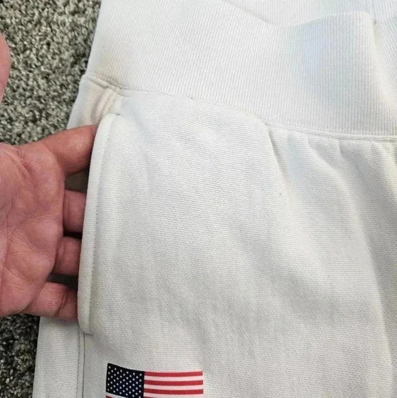 Champion Flag Reverse Weave Jogger Sweatpants Medium - Picture 11 of 16